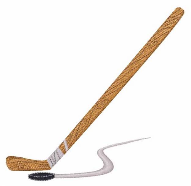 Picture of Hockey Stick Machine Embroidery Design