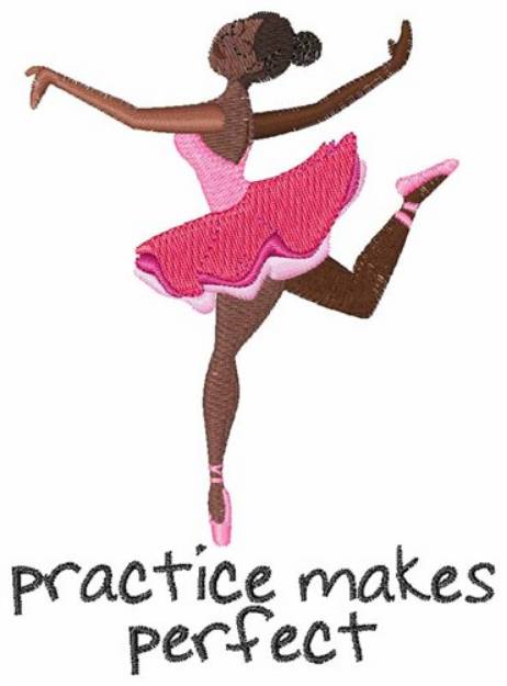 Picture of Ballet Practice Machine Embroidery Design