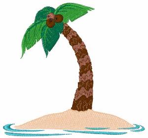 Picture of Island Tree Machine Embroidery Design