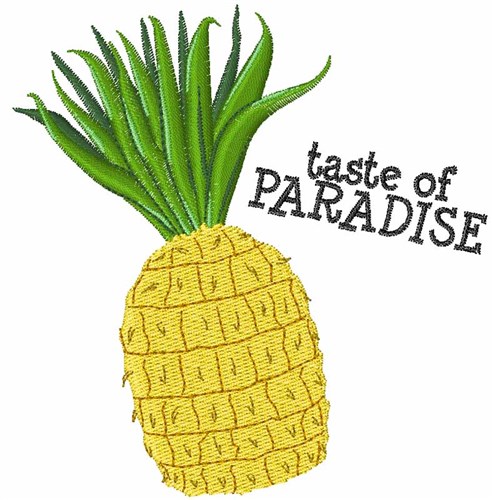 Taste Of Paradise Machine Embroidery Design