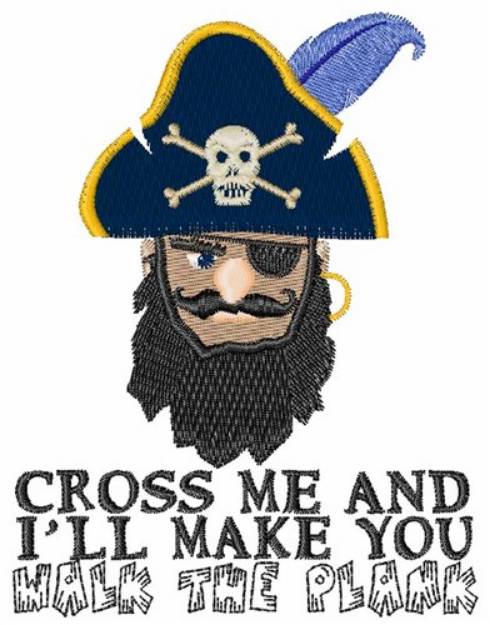 Picture of Walk The Plank Machine Embroidery Design