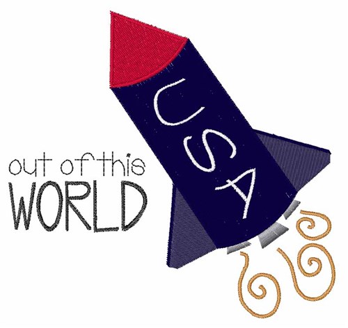 Out Of World Machine Embroidery Design