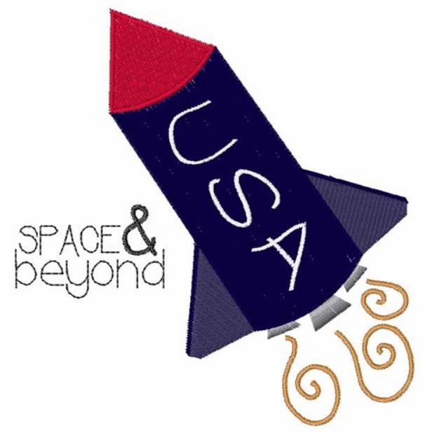 Picture of Space & Beyond Machine Embroidery Design