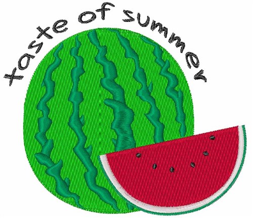 Taste Of Summer Machine Embroidery Design