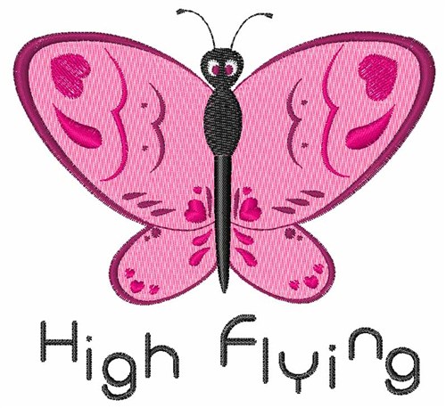 High Flying Machine Embroidery Design