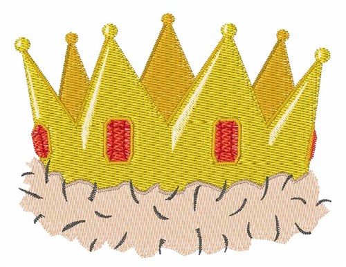 Royal Crown Machine Embroidery Design