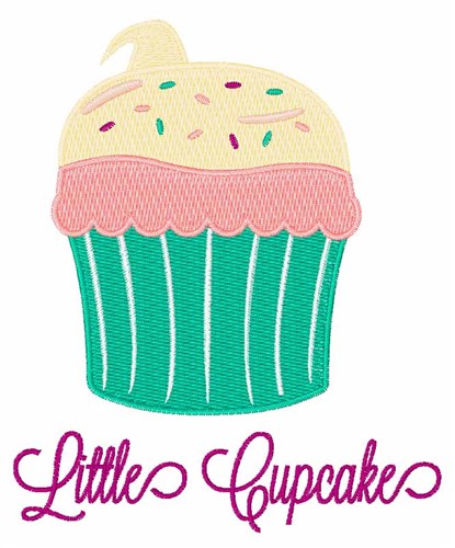 Little Cupcake Machine Embroidery Design