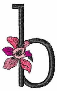 Picture of Iris Font b Machine Embroidery Design