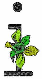 Picture of Iris Font i Machine Embroidery Design