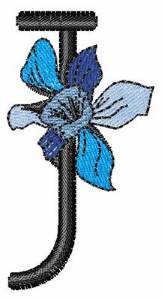 Picture of Iris Font J Machine Embroidery Design