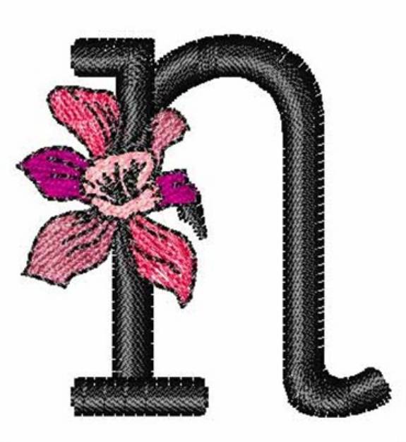 Picture of Iris Font n Machine Embroidery Design