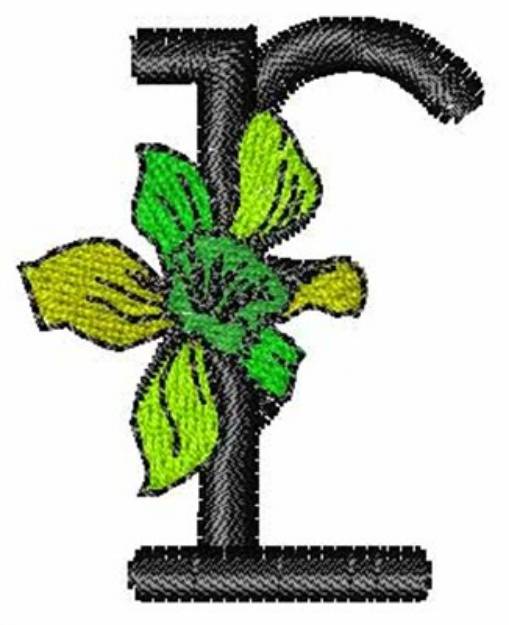 Picture of Iris Font r Machine Embroidery Design
