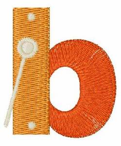 Picture of Xylophone Font b Machine Embroidery Design