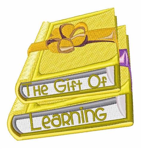 Gift Of Learning Machine Embroidery Design