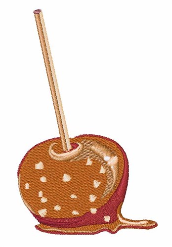 Caramel Apple Machine Embroidery Design