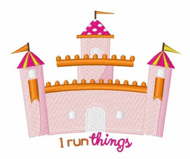 Picture of I Run Things Machine Embroidery Design