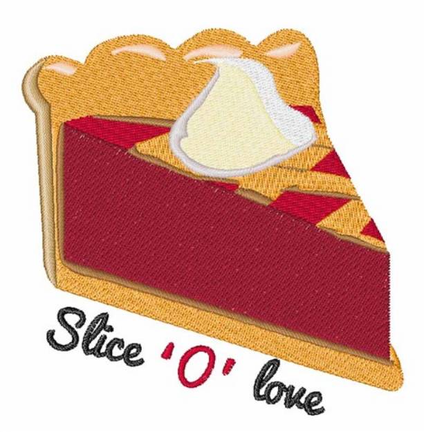 Picture of Slice O Love Machine Embroidery Design