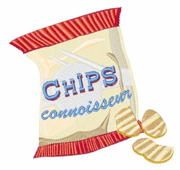 Picture of Chips Connisseur Machine Embroidery Design