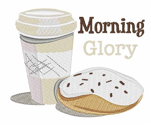 Morning Glory Machine Embroidery Design