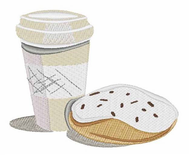 Picture of Coffee & Donut Machine Embroidery Design