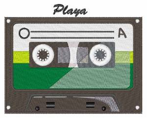 Picture of Tape Playa Machine Embroidery Design
