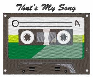 Picture of Thats My Song Machine Embroidery Design