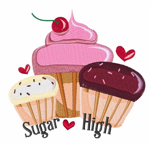 Sugar High Machine Embroidery Design