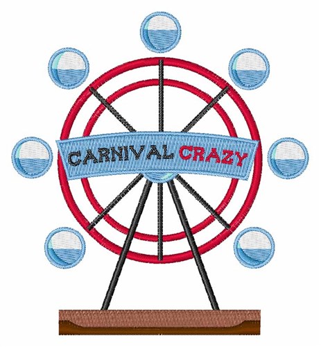 Carnival Crazy Machine Embroidery Design