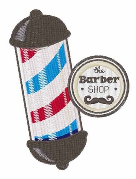 Picture of The Barber Shop Machine Embroidery Design
