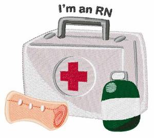 Picture of Im An RN Machine Embroidery Design
