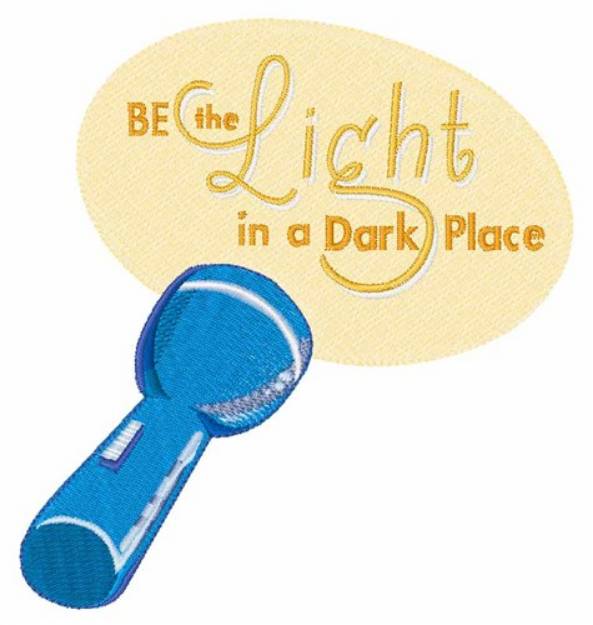 Picture of Be The Light Machine Embroidery Design