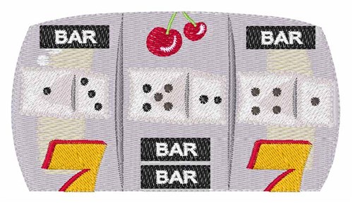 Slot Machine Machine Embroidery Design