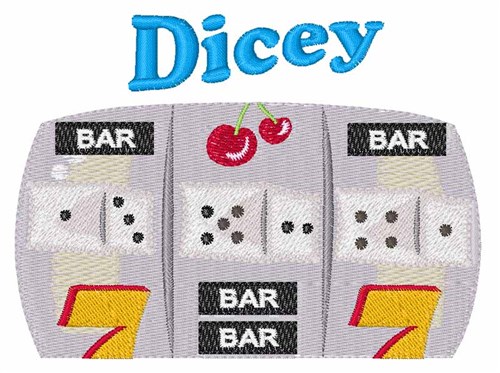 Dicey Machine Embroidery Design