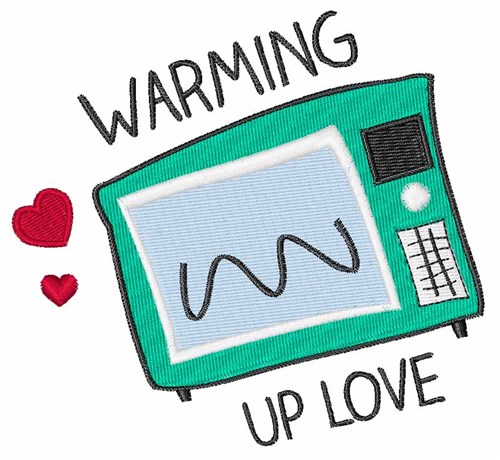 Warming Up Love Machine Embroidery Design