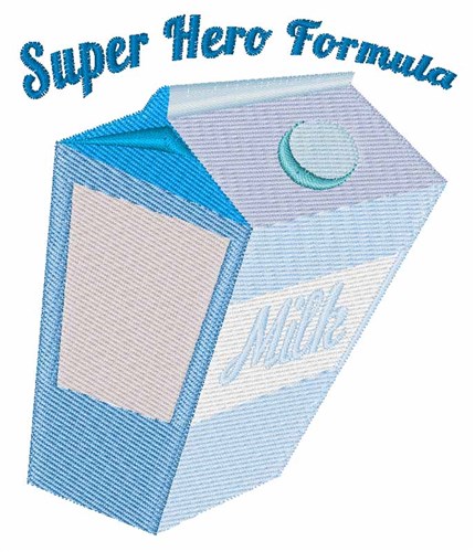 Super Hero Formula Machine Embroidery Design
