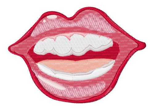 Open Mouth Machine Embroidery Design