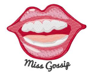 Picture of Miss Gossip Machine Embroidery Design