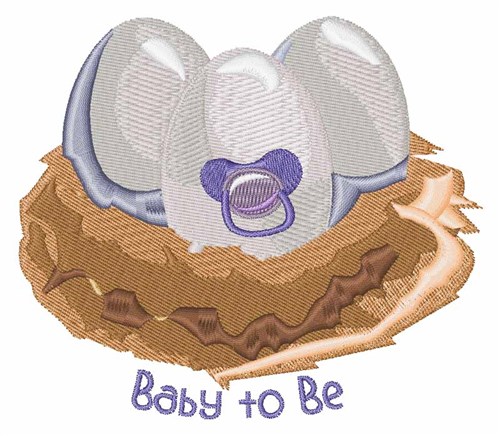 Baby To Be Machine Embroidery Design