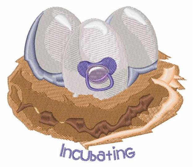 Picture of Incubating Machine Embroidery Design