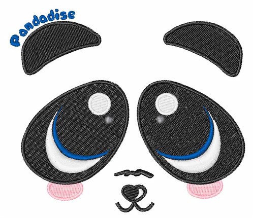 Pandadise Machine Embroidery Design