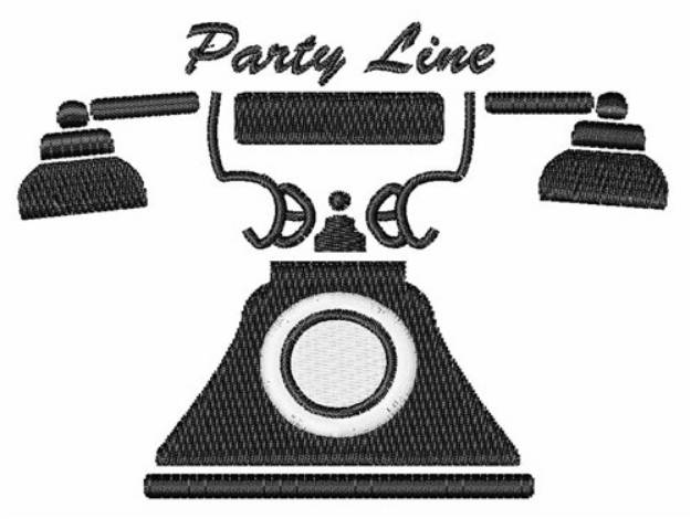 Picture of Party Line Machine Embroidery Design