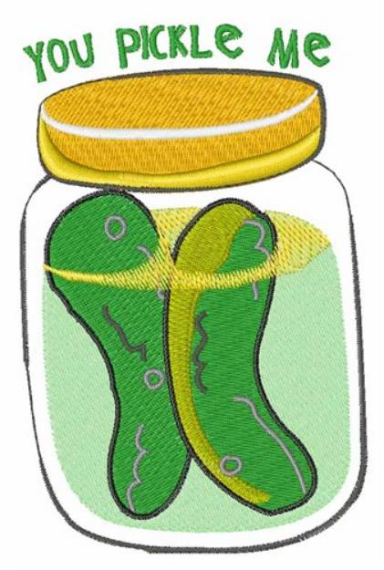 Picture of You Pickle Me Machine Embroidery Design
