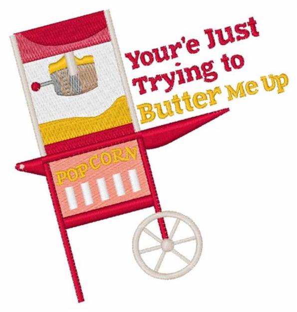 Picture of Butter Me Up Machine Embroidery Design