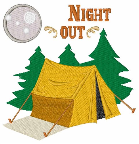 Night Out Machine Embroidery Design