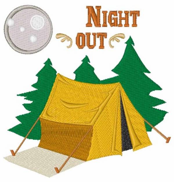 Picture of Night Out Machine Embroidery Design