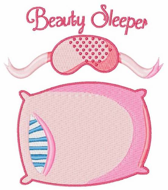 Picture of Beauty Sleeper Machine Embroidery Design