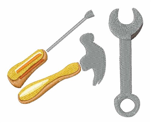 Workmans Tools Machine Embroidery Design