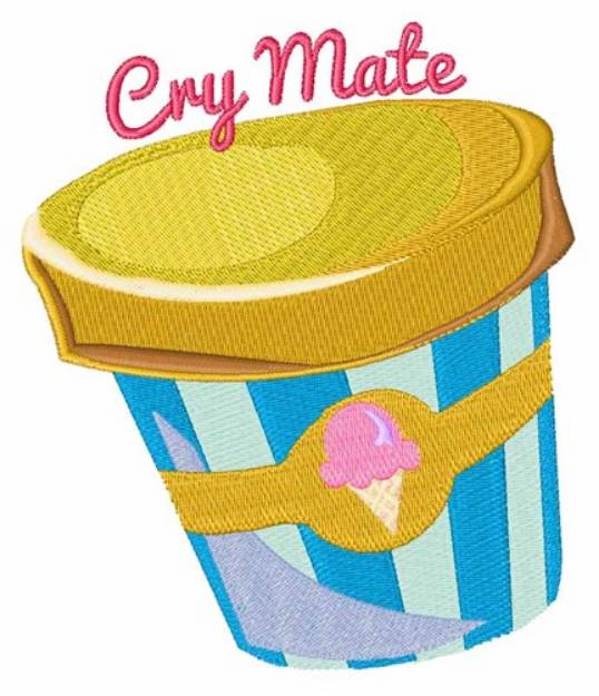 Picture of Cry Mate Machine Embroidery Design