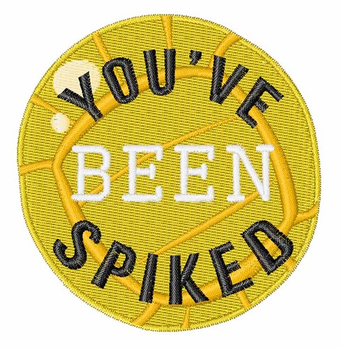 Youve Been Spiked Machine Embroidery Design