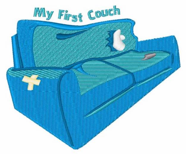 Picture of My First Couch Machine Embroidery Design